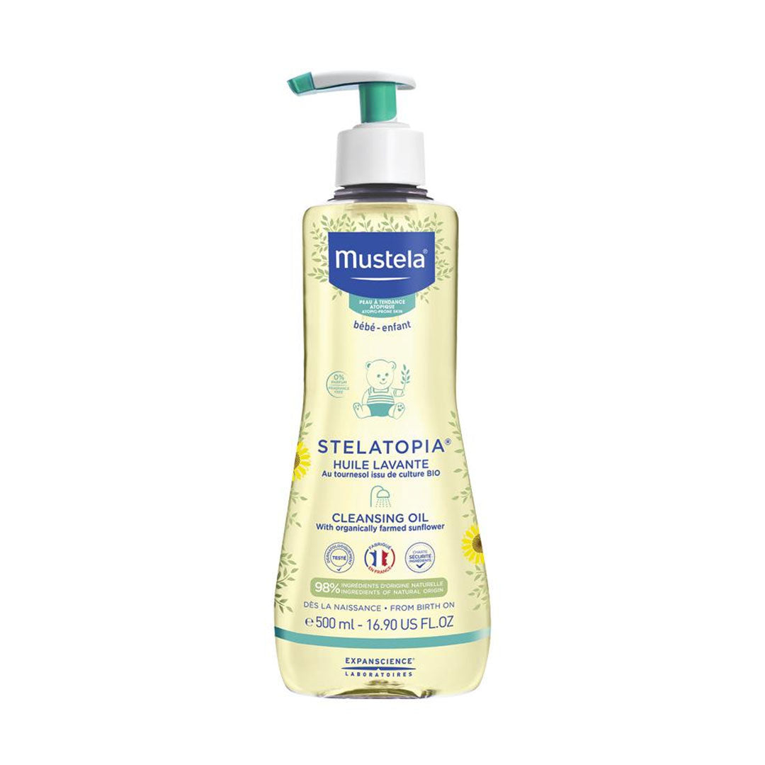 Mustela Baby Stelatopia Cleansing Oil 500ml