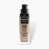 NYX Can't Stop Won't Stop Full Coverage Foundation 30ml - Natural