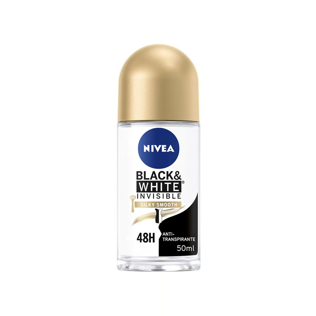 Nivea Black & White Invisible Silky Smooth Roll On 50ml