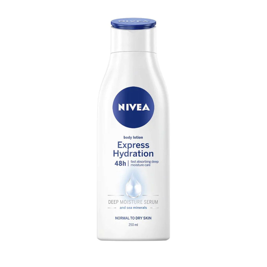 Nivea Express Concentre Verzorgend Serum  Body Lotion 250ml