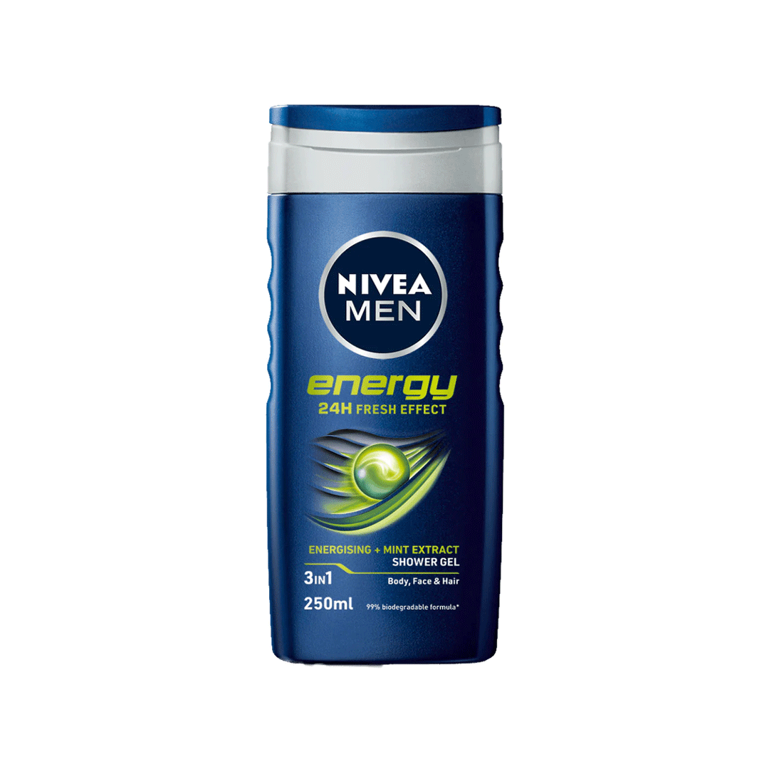 Nivea Men 3 IN 1 Energy  Shower Gel 250ml