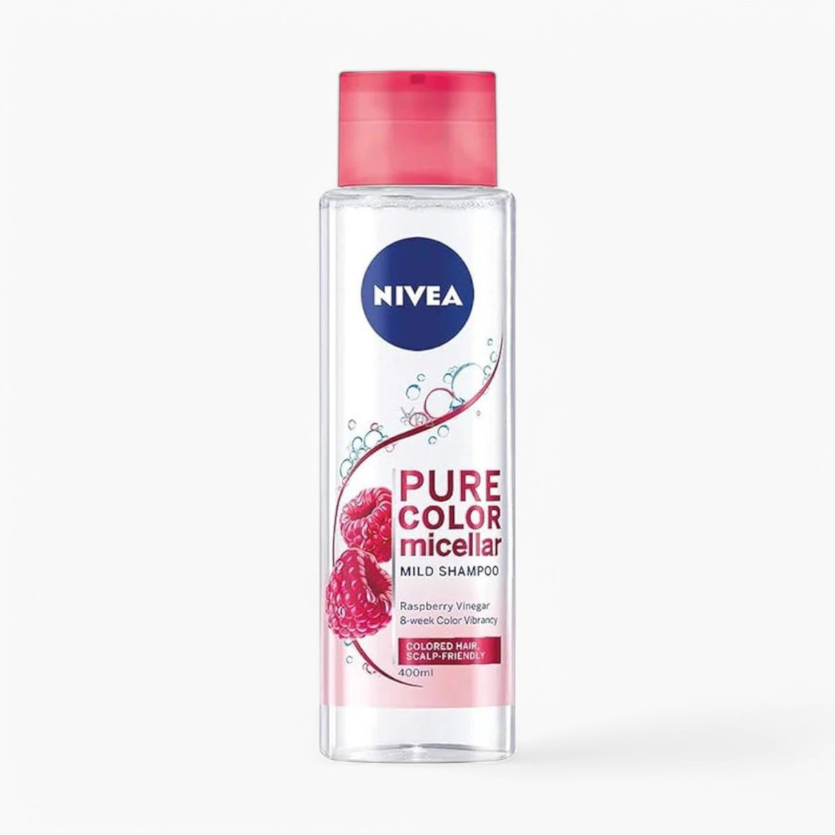 Nivea Raspberry Pure Color Micellar Mild Shampoo 400ml