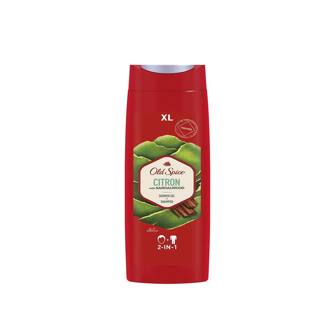 Old Spice 2 In 1 Citron Shampoo & Shower Gel 400ml