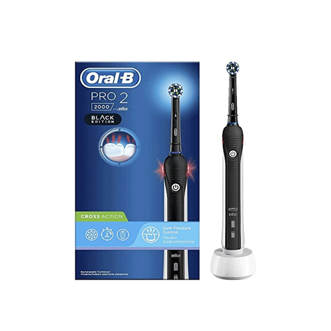 Oral B Pro 2 - 2000 Black Electric Tooth Brush