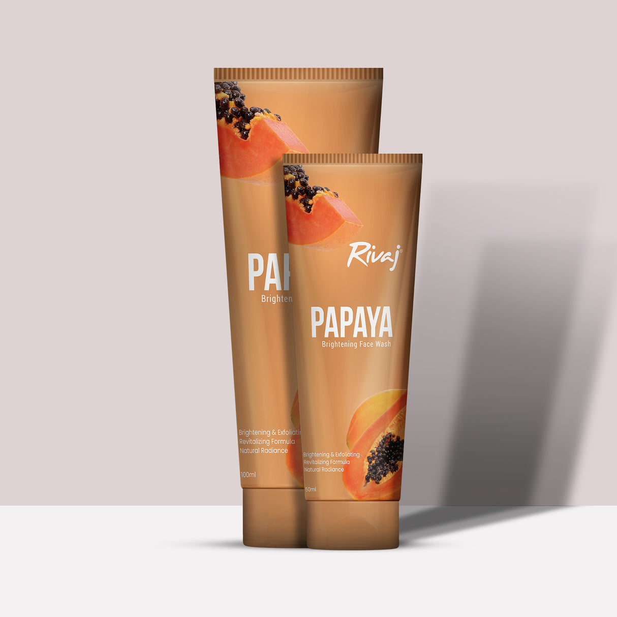 Rivaj Brightening Face Wash - Papaya Extract