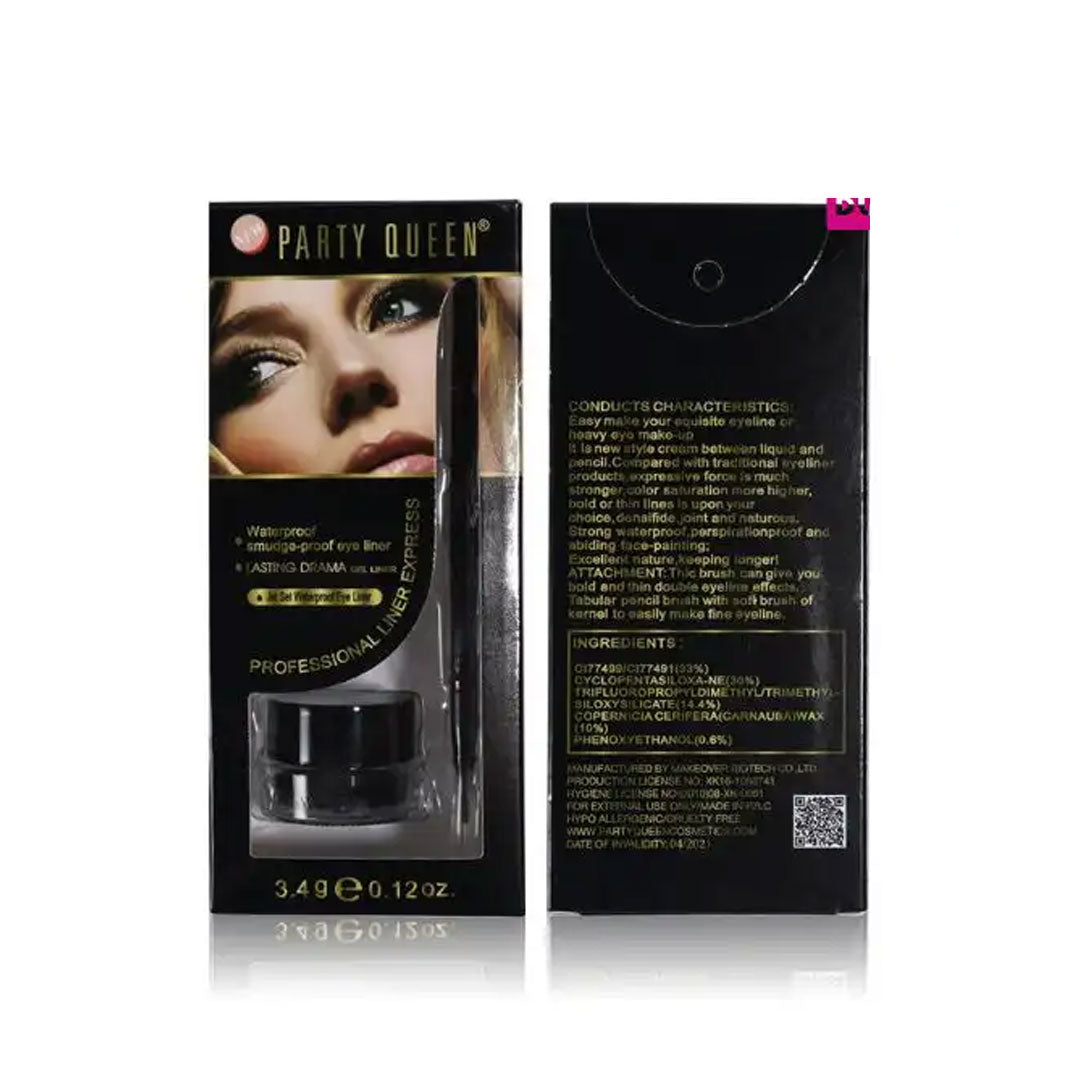 Party Queen Dy Jet Set Waterproof Eyeliner El024B