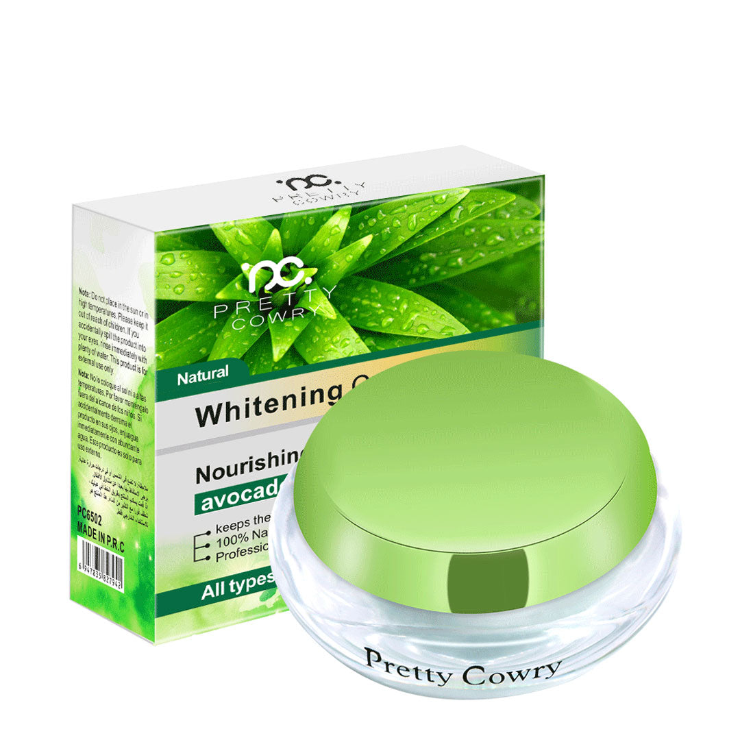 Pretty Cowry Aloe & Avocado 3D Whitening Cream 30ml