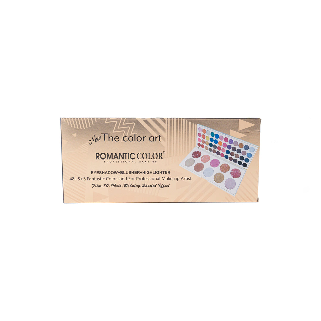 Romantic Color Eyeshadow, Blusher and Highlighter - rc1812