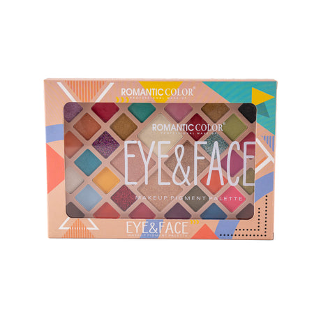 Romantic Color Eye and Face Makeup Pigment Palette