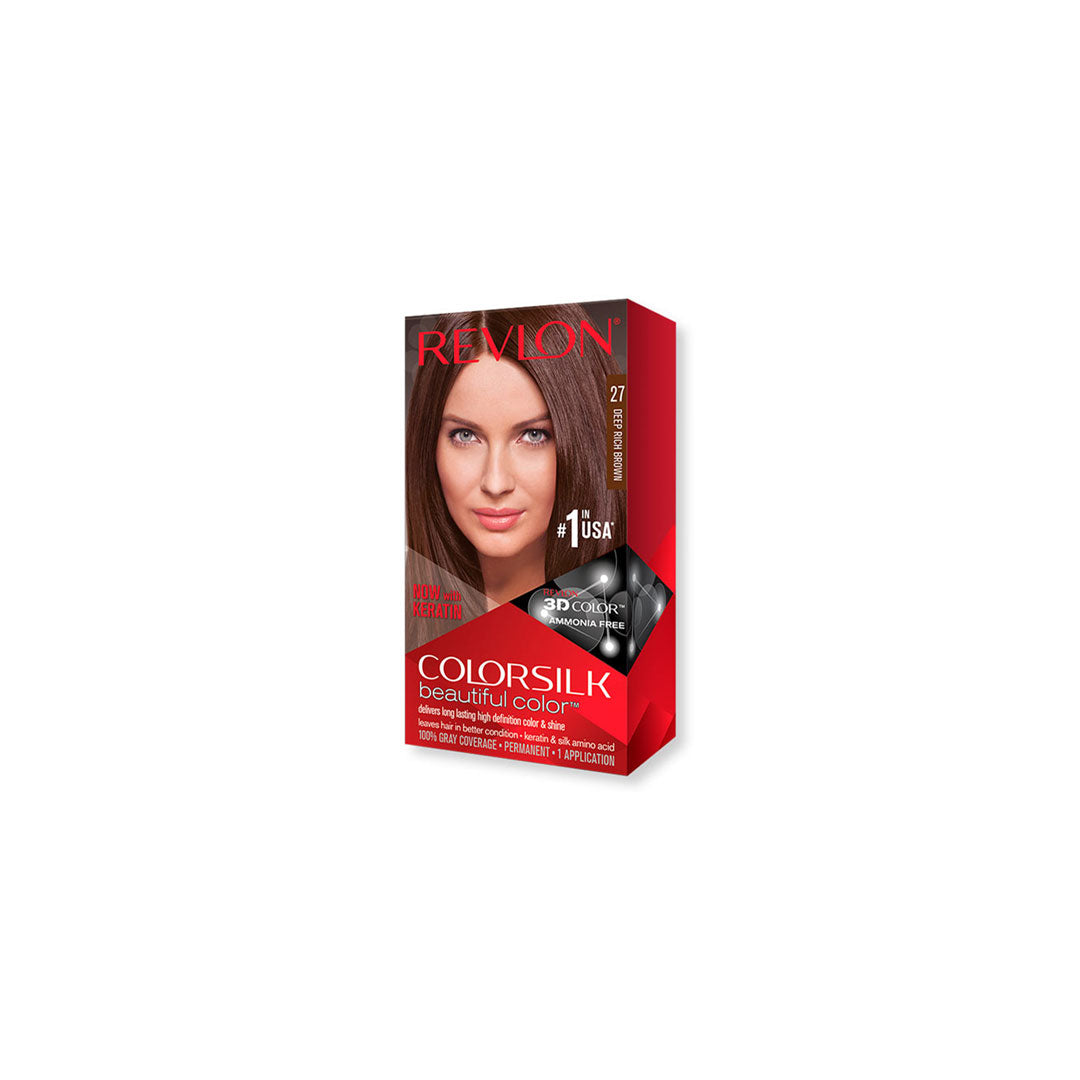 Revlon Color Silk 27 Deep Rich Brown Hair Color 130ml