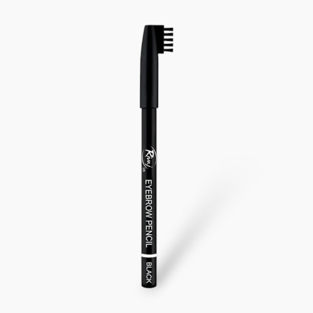 Rivaj Eyebrow Pencil With Comb (Black)