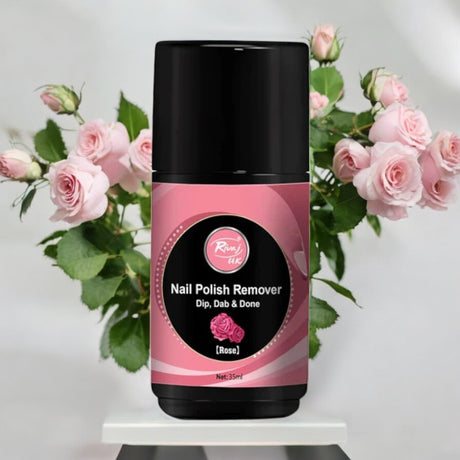 Rivaj Nail Polish Remover - Rose (35ml)