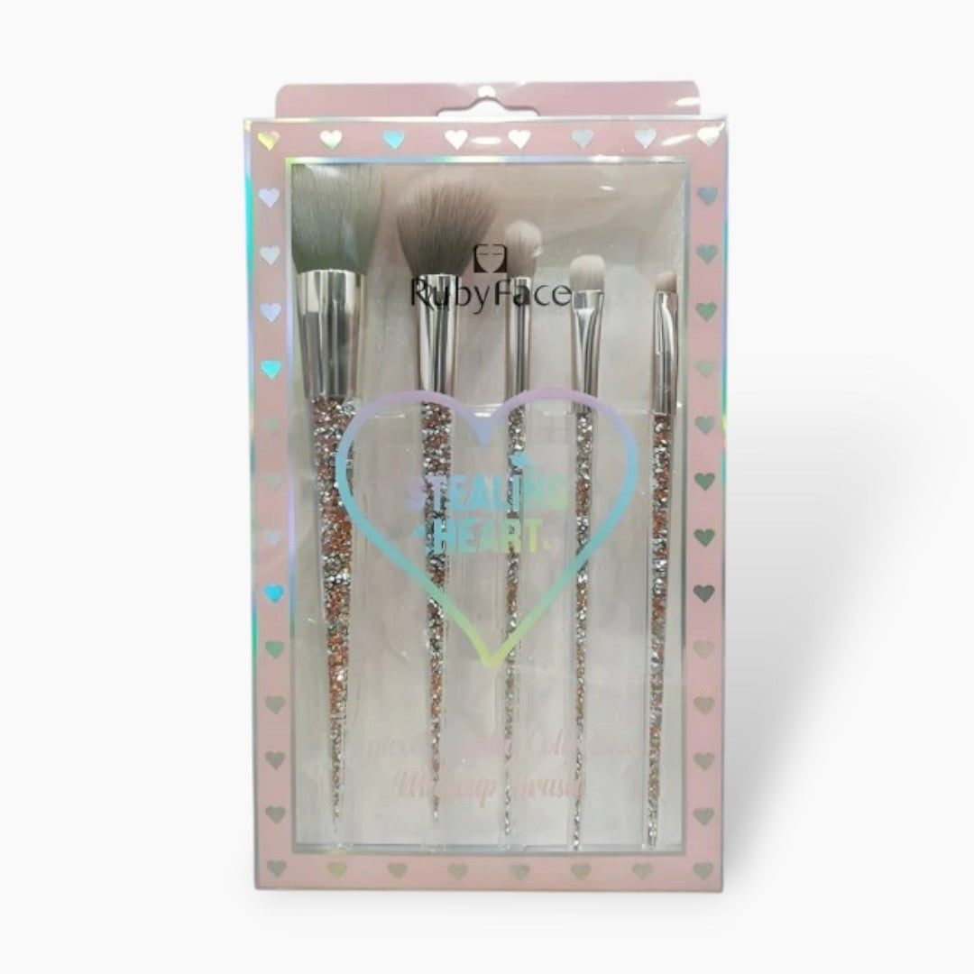 Ruby Face Makeup Brush Set ZZ05 - Pack Of 5