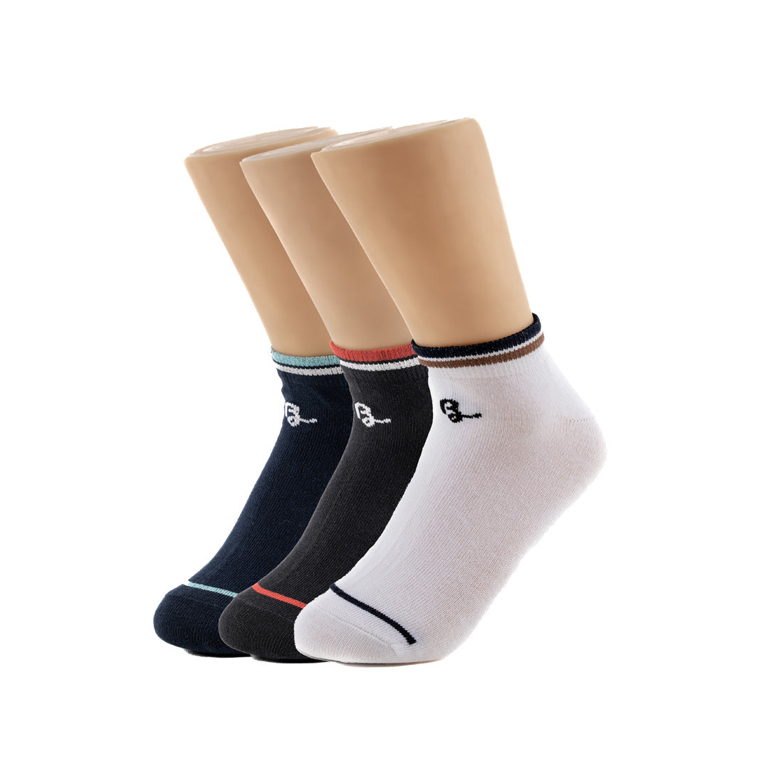 Low Ankle Socks - Mix (Pack of 3) - SK02