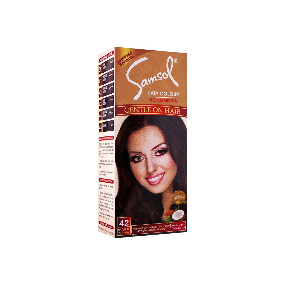 Samsol Hair Color - 42 Natural Brown