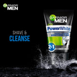 Garnier Men 2 In 1 Shaving + Cleansing Face Wash 50ml