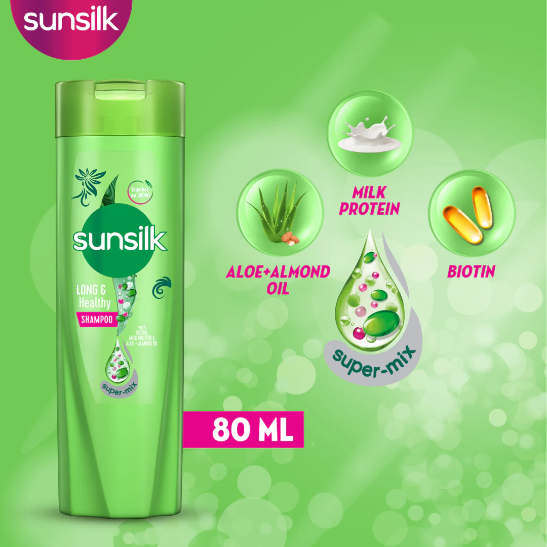 Sunsilk Sunrise Long & Healthy Shampoo 80ml