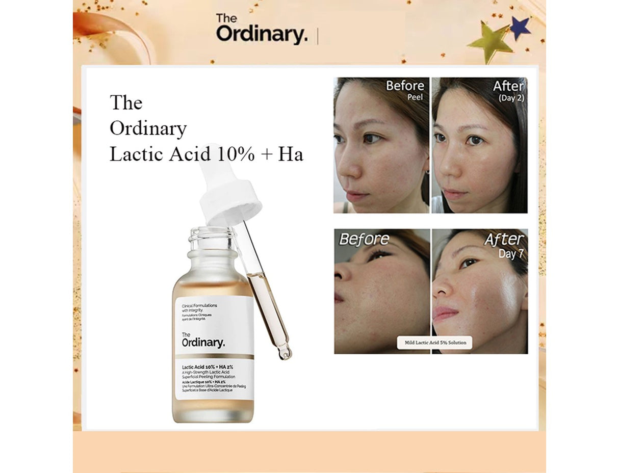 The Ordinary Lactic Acid 10% + HA Facial Serum 30ml