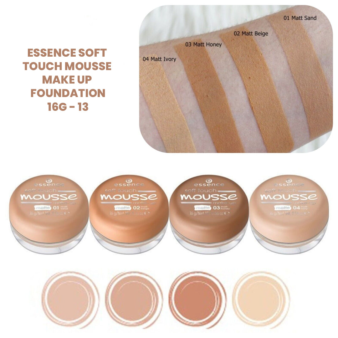 Essence Soft Touch Mousse Make Up Foundation 16G - 13