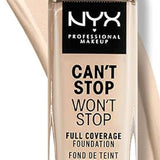 NYX Can'T Stop Won'T Stop Full Coverage Foundation - Pale