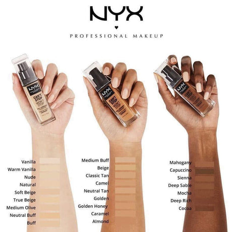 NYX Can't Stop Won't Stop Full Coverage Foundation 30ml - Porcelain