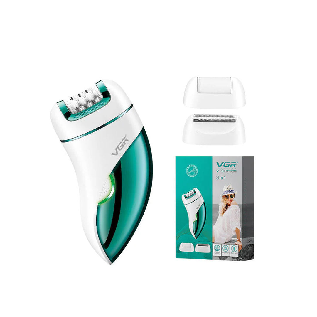 VGR Lady Shaver 3 in 1 Electric Epilator - V731