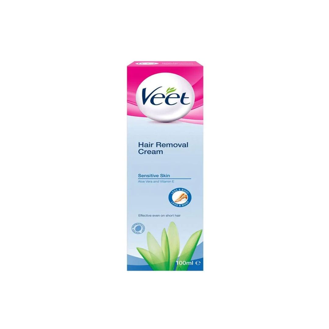 Veet Sensitive Skin Aloe Vera & Vitamin E Hair Removal Cream 100ml