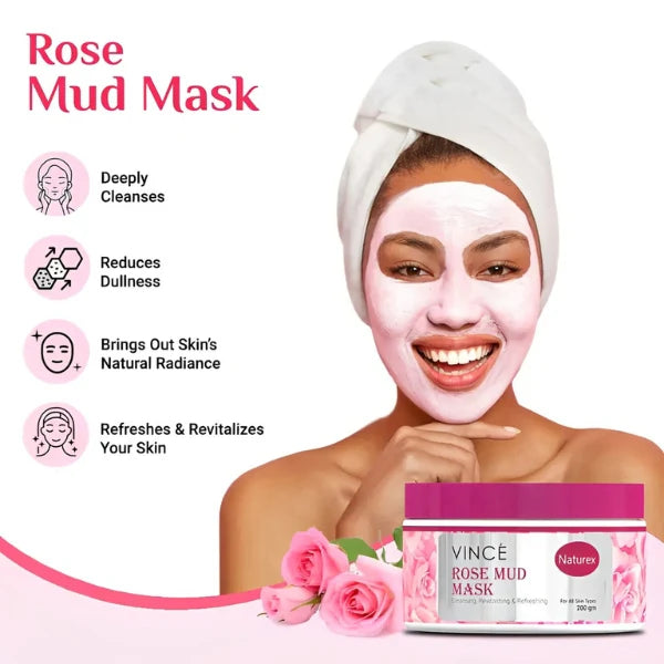 Vince Rose Mud Mask 200g