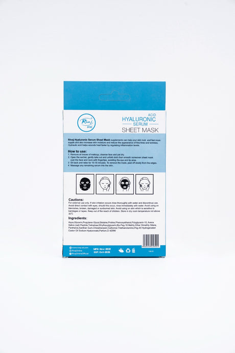 Rivaj Hyaluronic Acid Serum Sheet Mask