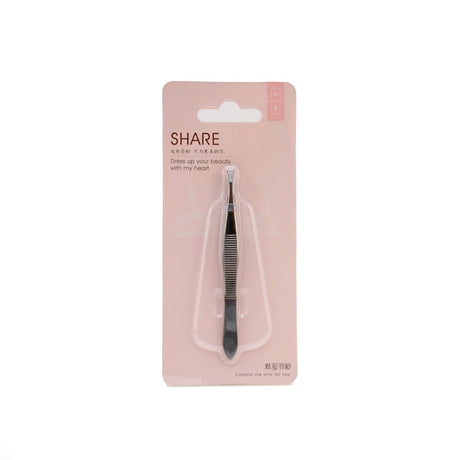 Share Tools Flat Stainless Steel Eyebrow Clip F3002A