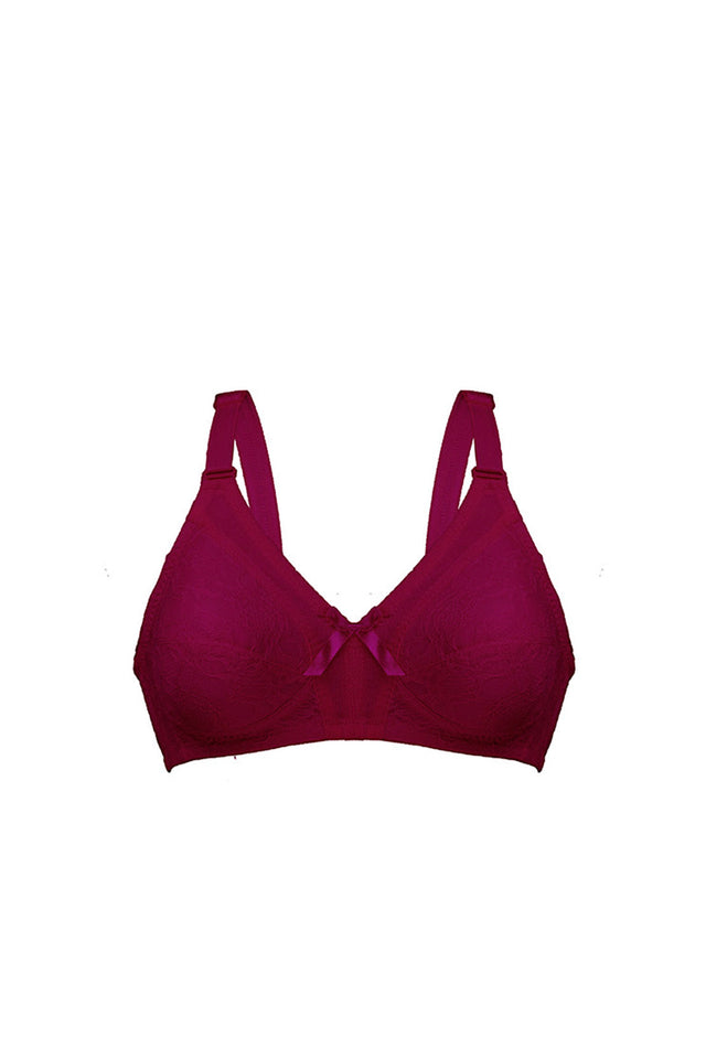 Without Wire Lace Net Bra - B-010 RIOS