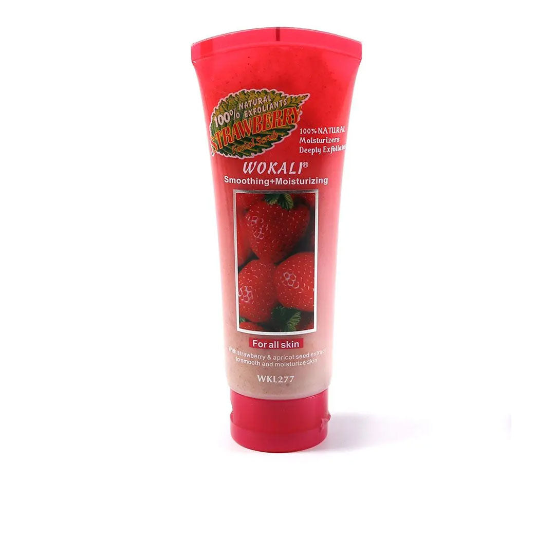 Wokali Strawberry Facial Scrub 120ml -Wkl277