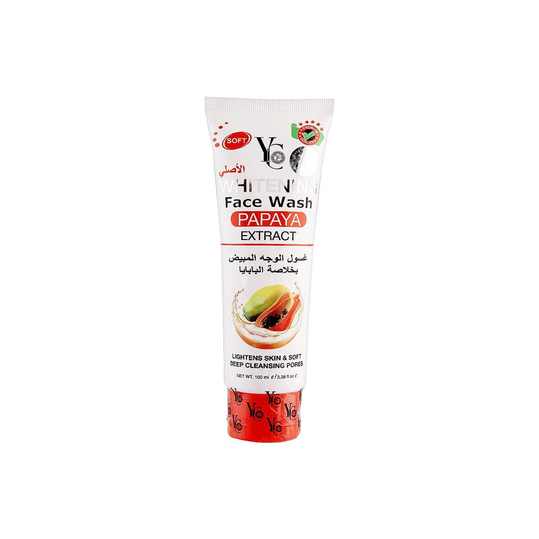 YC Papaya Extract Whitening Face Wash 100ml