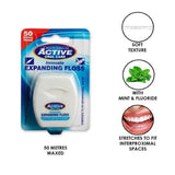 Beauty Formulas Active Innovate Mint Expanding Waxed Floss 50MTR