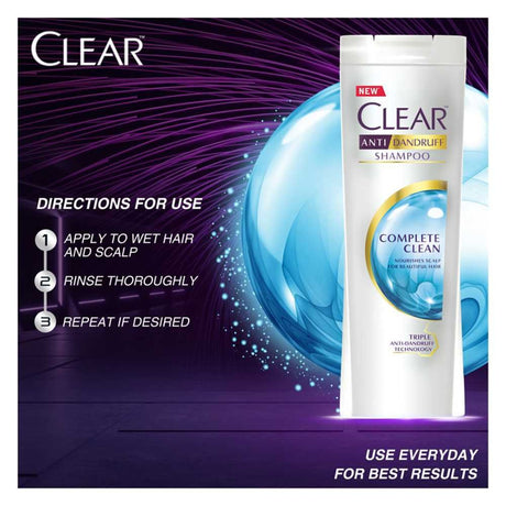 Clear Men Anti Dandruff Complete Clean Shampoo 380ml