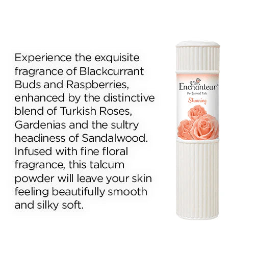 Enchanteur Stunning Perfumed Talcum Powder 250g