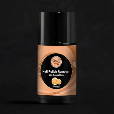 Rivaj Nail Polish Remover - Orange (35ml)