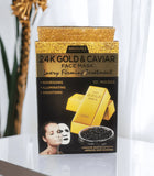 Haokali HA3029 24 Gold & Caviar Face Mask 10 PCS 30ml