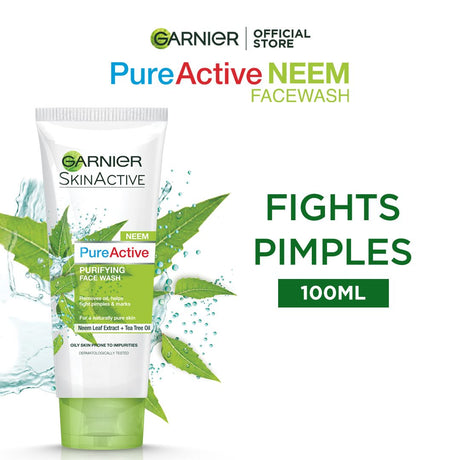 Garnier Pure Active Purifying Face Wash 100ml