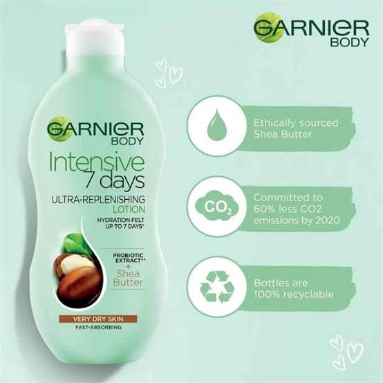 Garnier Intensive 7 Days Ultra Replenishing Shea Butter Body Lotion 250ml