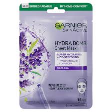 Garnier Hydra Bomb Purple Soothing Chamomile Mask  28g