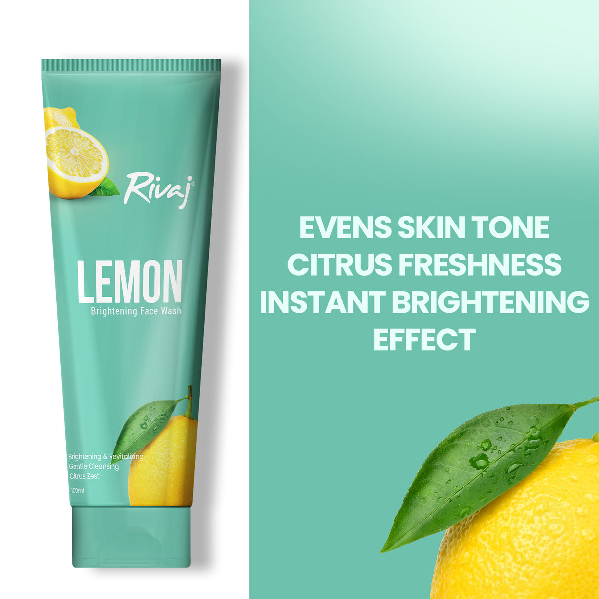 Rivaj Whitening Face Wash - Lemon Extract