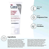 Cerave Diabetics  Dry Skin Relief Moisturizing Cream 8OZ