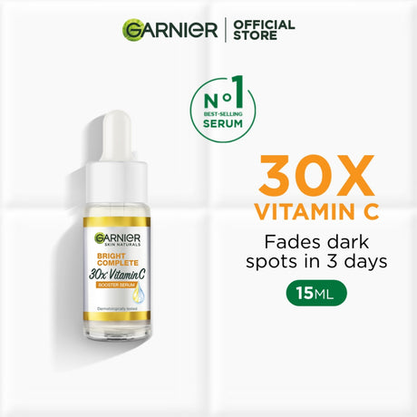 Garnier Bright Complete Dark Spot 30X Vitamin C Booster Serum 15ml