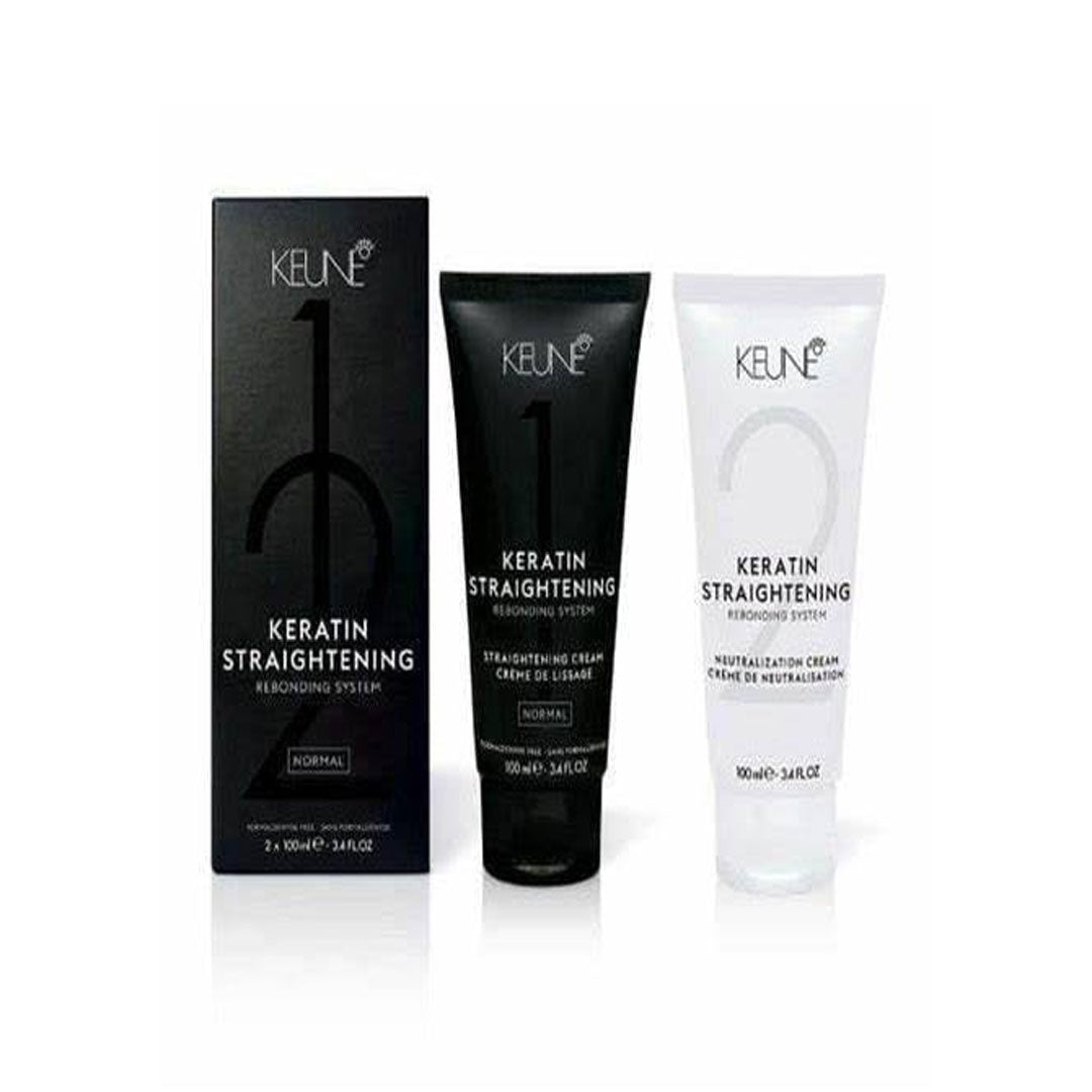 Keune Keratin Normal Straightening Cream 100ml (Pack of 2)