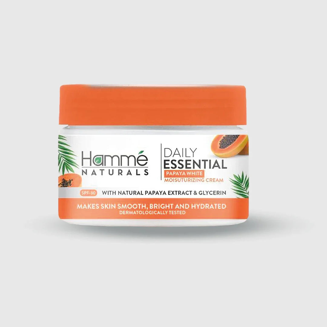 Hamme Naturals Daily Essential Papaya White Moisturising Cream 100ml