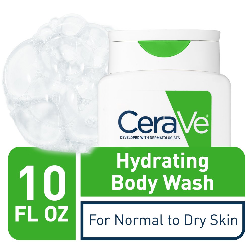 Cerave Normal To Dry Hydrating Body Wash 10 Oz