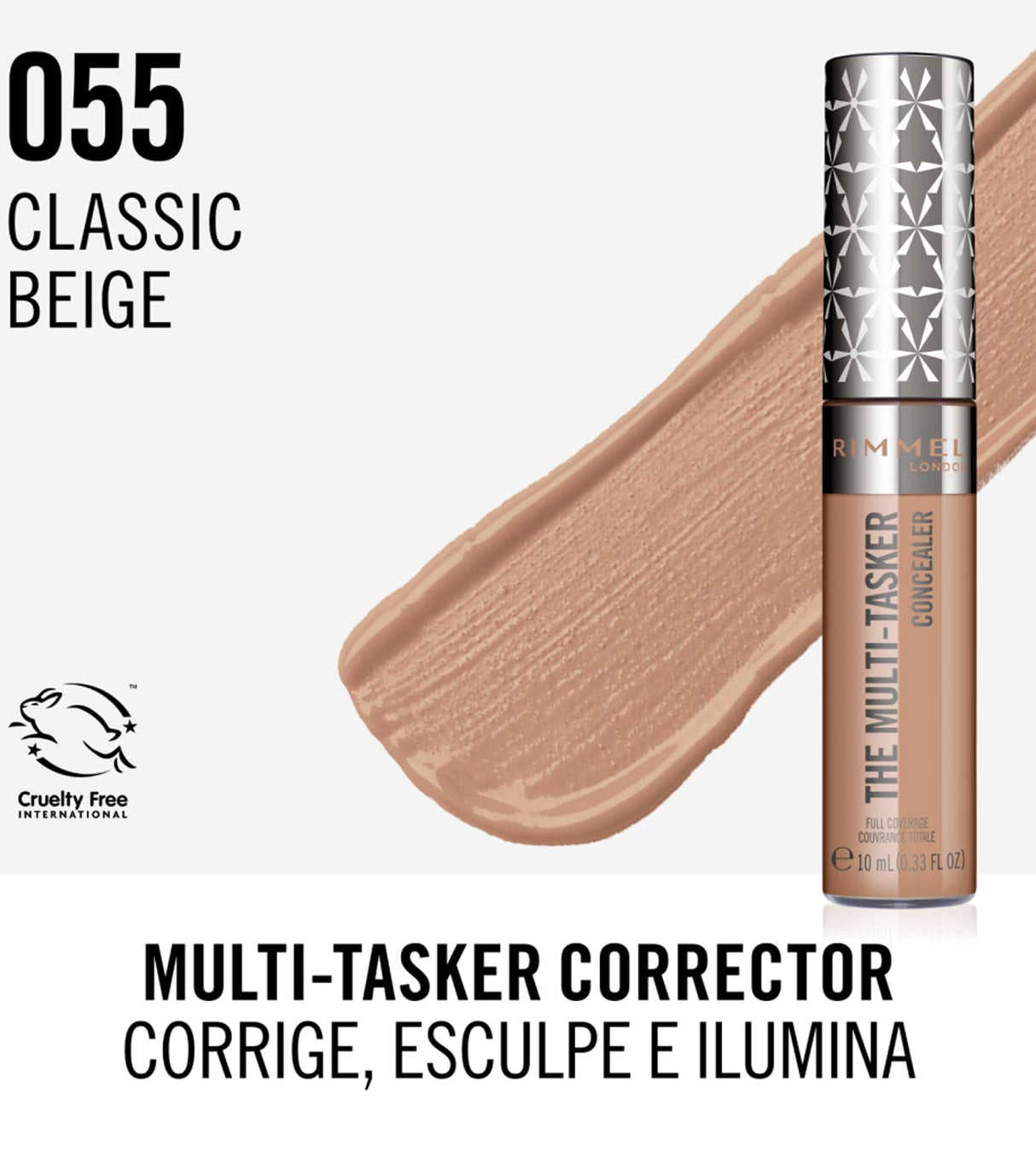 Rimmel Multi Tasker Concealer 10ml - 055 Classic Beige