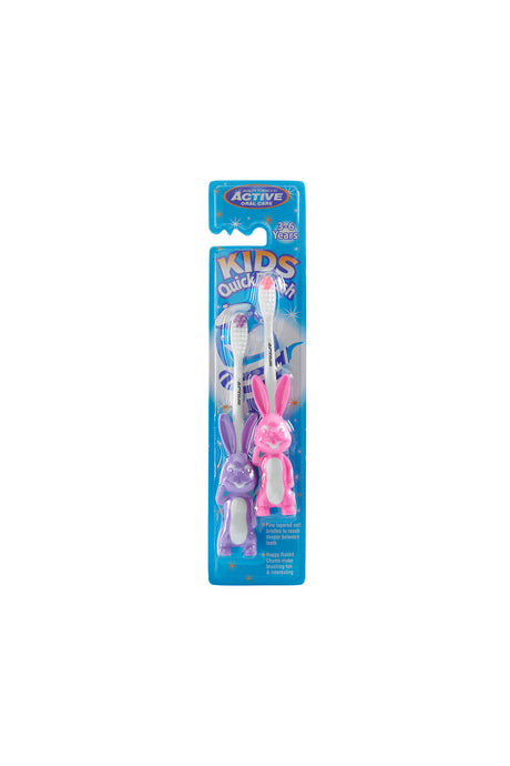 Active 2S Kids Rabbit Tooth Brush 3-6Years RIOS