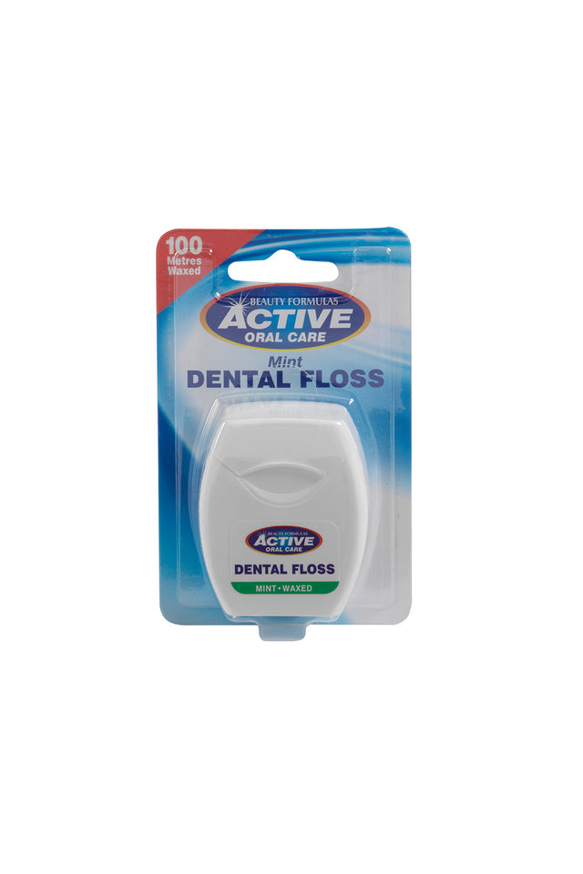 Active Mint Waxed Dental Floss 100mtr RIOS